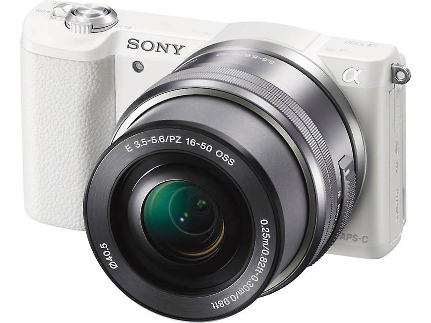 Sony Alpha a5100 Kit (White) 24-megapixel mirrorless camera with
