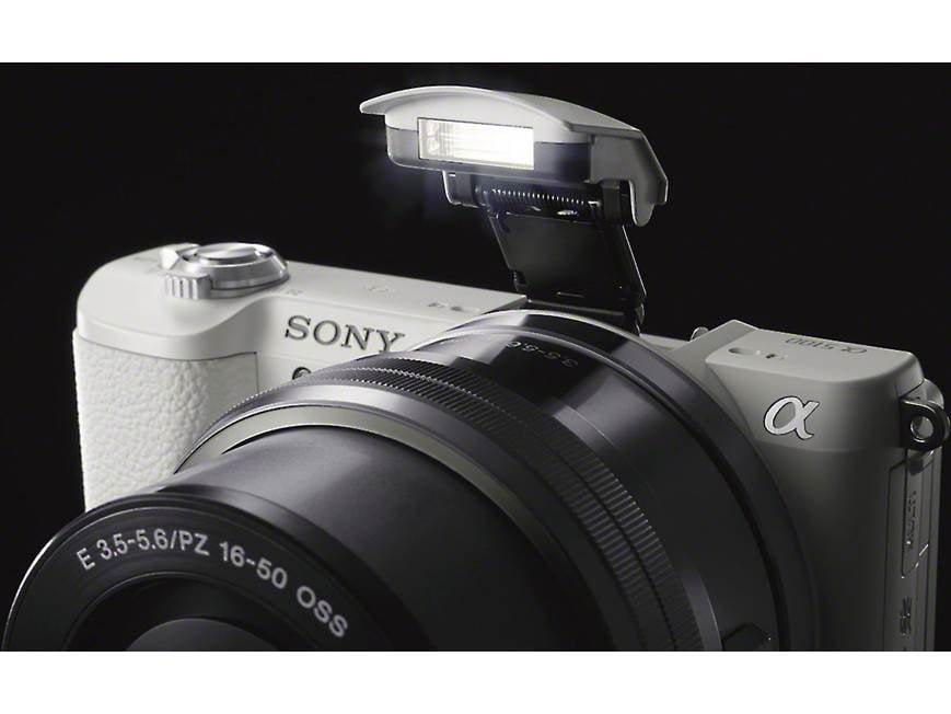 Sony Alpha a5100 Kit (White) 24-megapixel mirrorless camera with