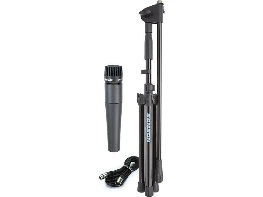 Shure SM57 Instrument Mic Package Includes Shure SM57 microphone
