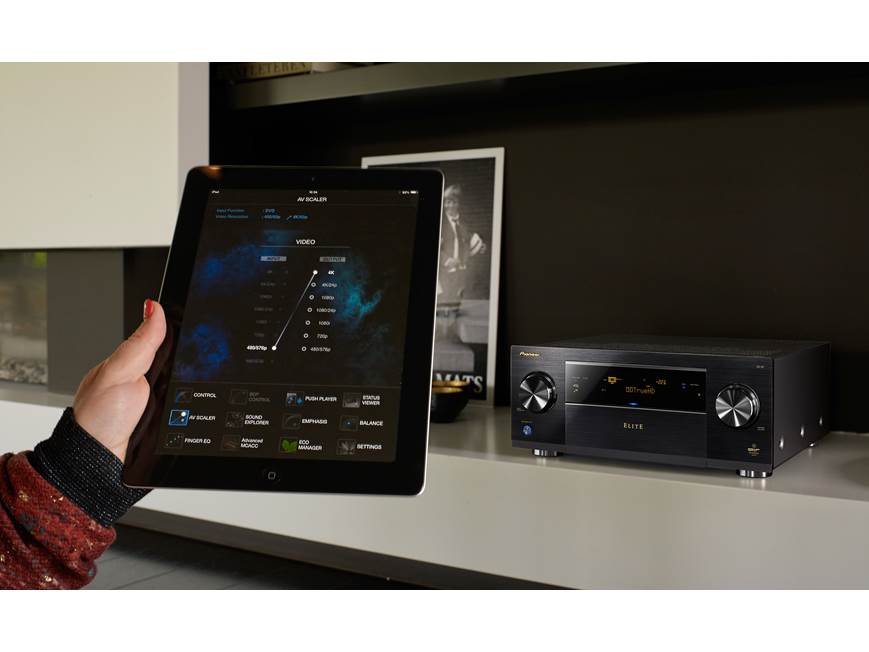 Pioneer Elite® SC-87 9.2-channel home theater receiver with Apple