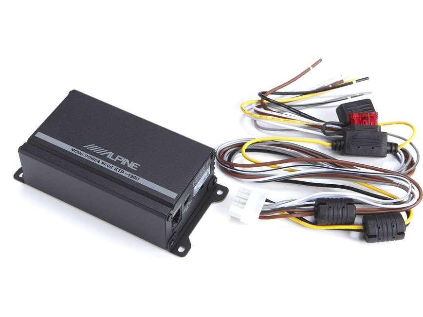 Alpine KTP-190U Power Pack Compact mono subwoofer amplifier — 60