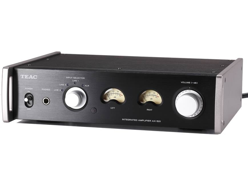 TEAC AX-501 Stereo integrated amplifier with XLR inputs at Crutchfield