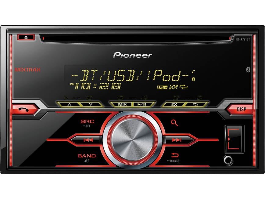 Pioneer FH-X721BT CD receiver at Crutchfield