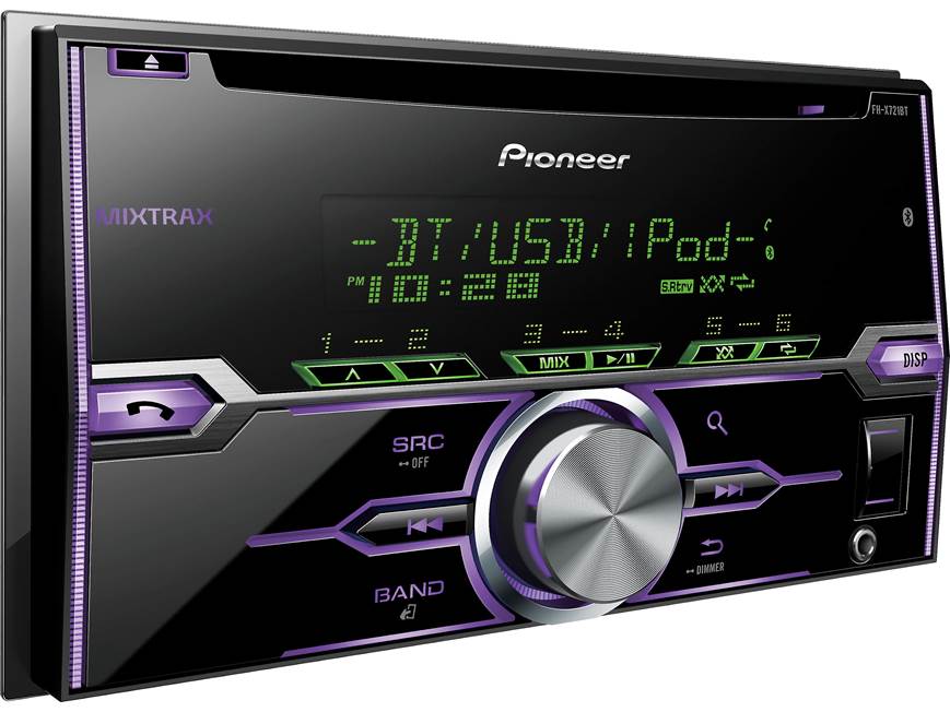 Pioneer FH-X721BT CD receiver at Crutchfield