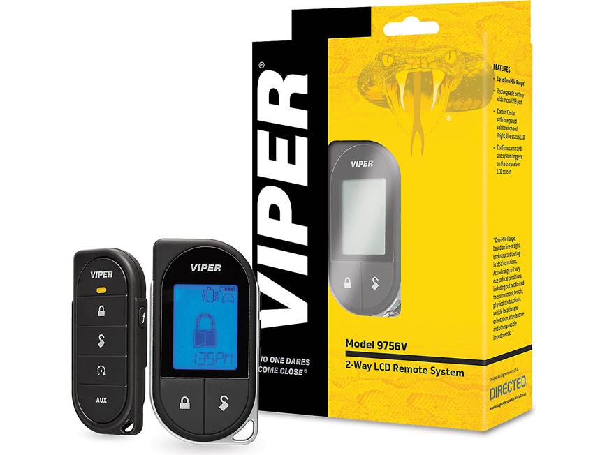 Viper RF Kit Model 9756V 2-way remote control with 1-mile range