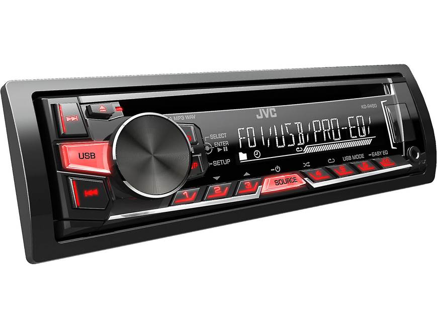 JVC KD-R460 CD receiver at Crutchfield