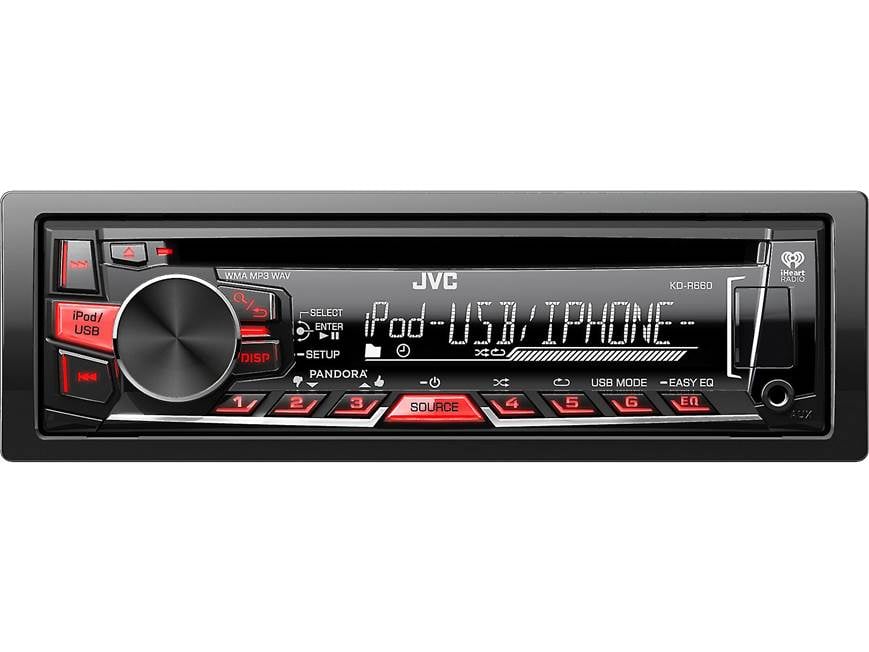 JVC KD-R660 CD receiver at Crutchfield