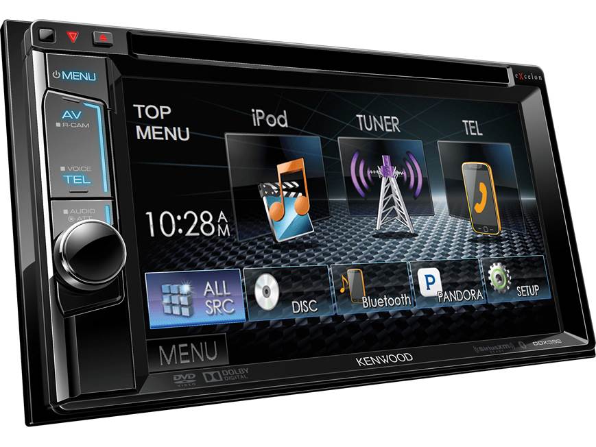 Kenwood Excelon DDX392 DVD receiver at Crutchfield