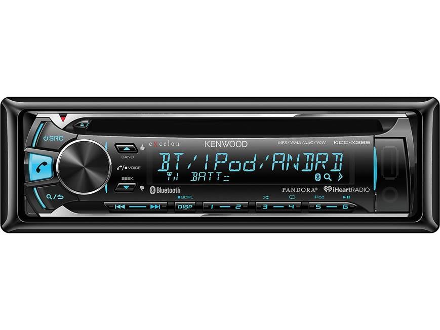 Kenwood Excelon KDC-X399 CD receiver at Crutchfield