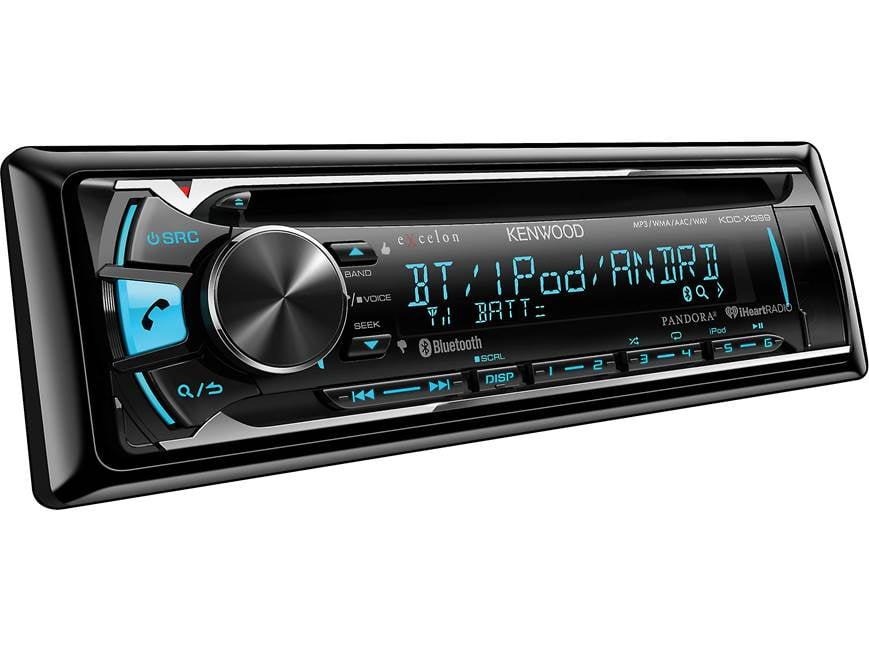 Kenwood Excelon KDC-X399 CD receiver at Crutchfield