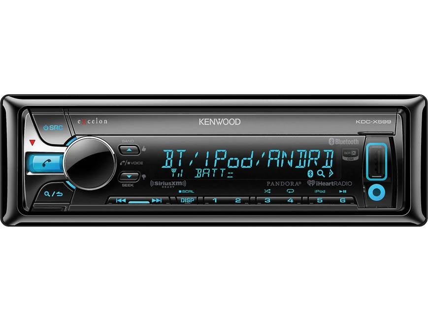 Kenwood Excelon KDC-X599 CD receiver at Crutchfield