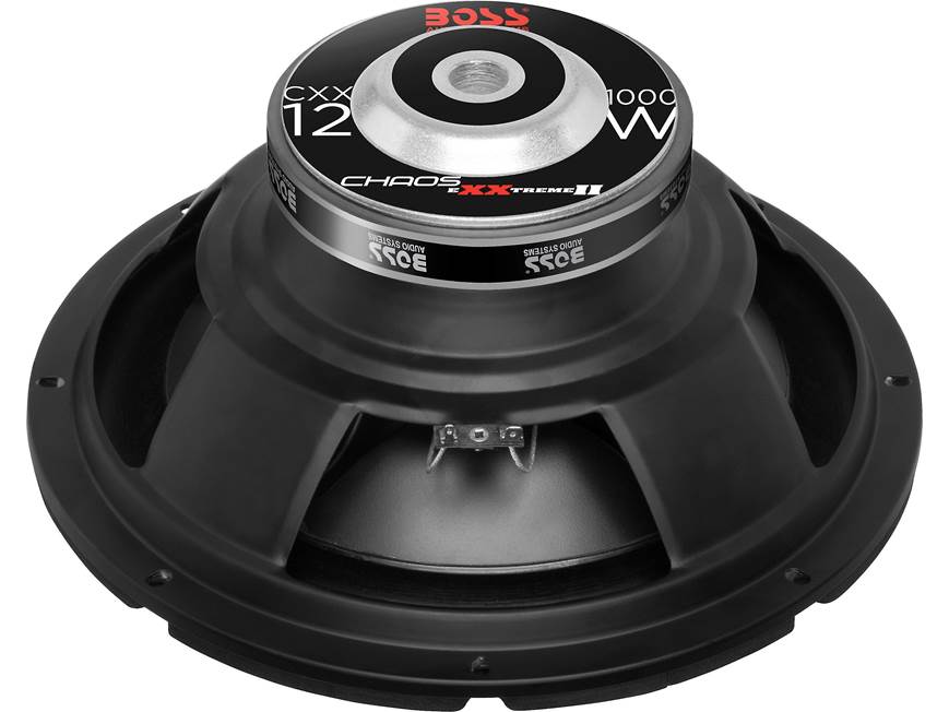 Boss Chaos Exxtreme Bass Bundle Package includes CXXM1250 500-watt