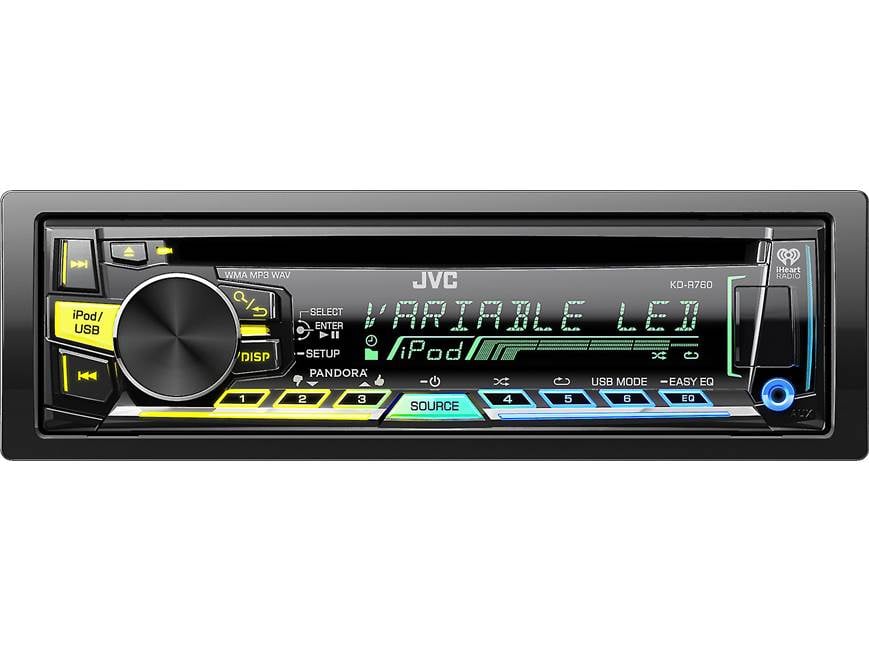 JVC KD-R760 CD receiver at Crutchfield