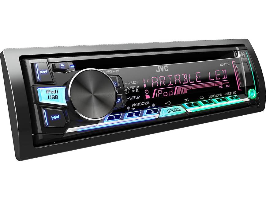 JVC KD-R760 CD receiver at Crutchfield