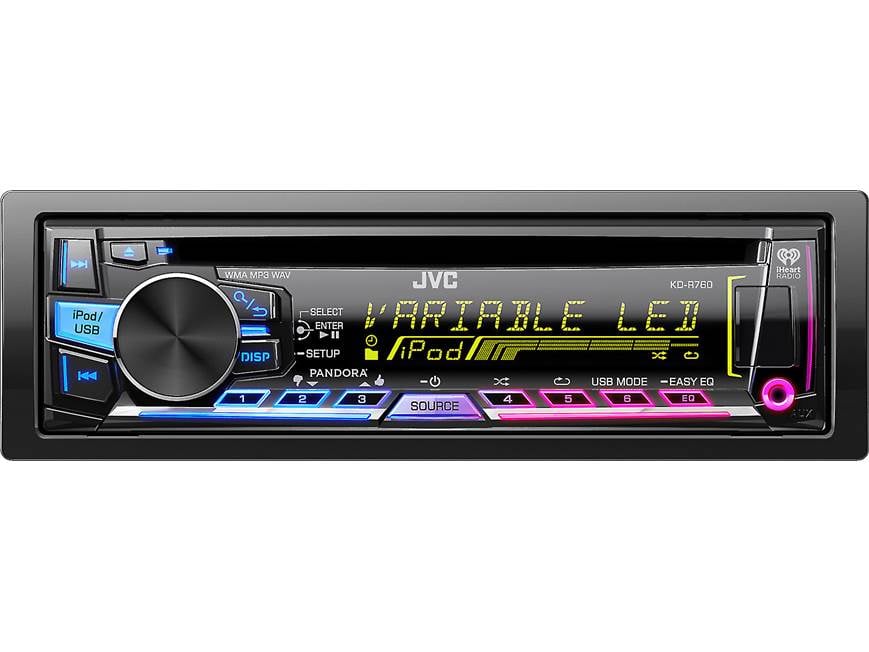 JVC KD-R760 CD receiver at Crutchfield