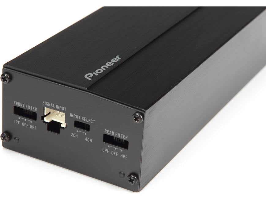 Pioneer GM-D1004 Compact 4-channel car amplifier — 45 watts RMS x