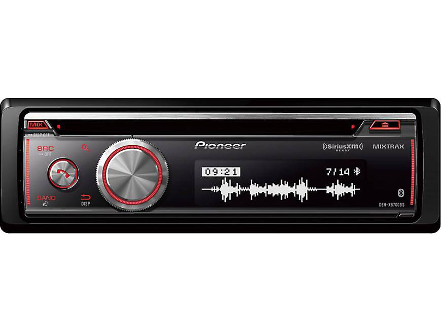 Pioneer DEH-X8700BS CD receiver at Crutchfield