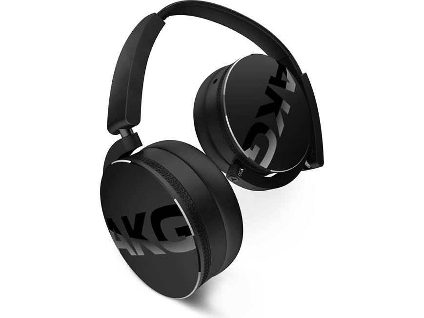 AKG Y 50 (Black) On-ear headphones with in-line remote and