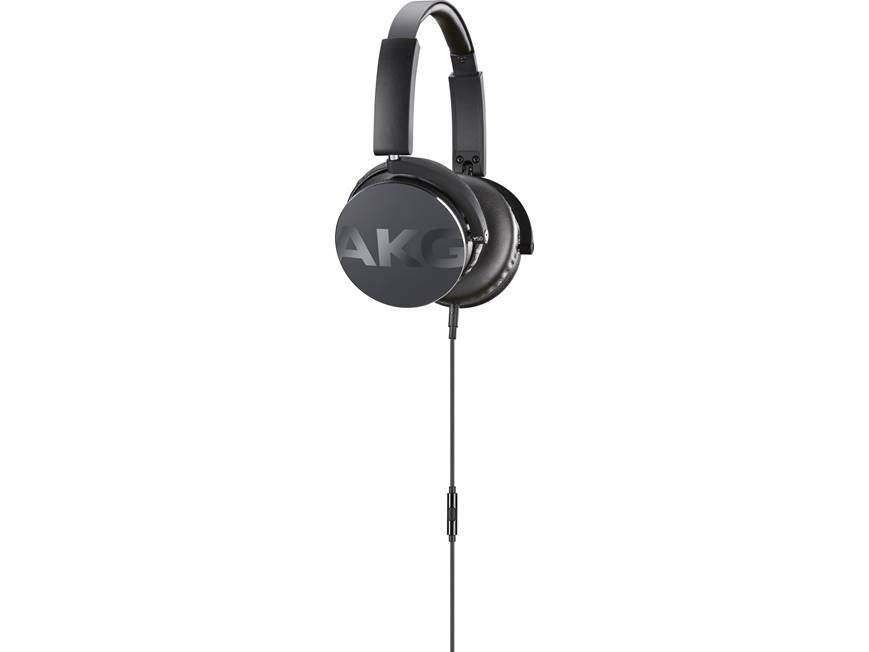 AKG Y 50 (Black) On-ear headphones with in-line remote and