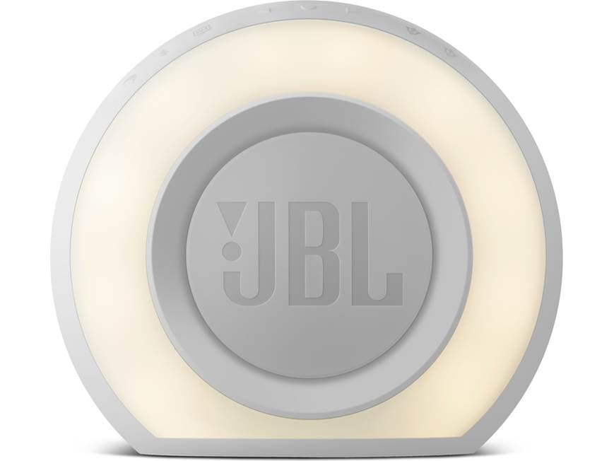 JBL Horizon (White) FM clock radio with Bluetooth® and dual USB