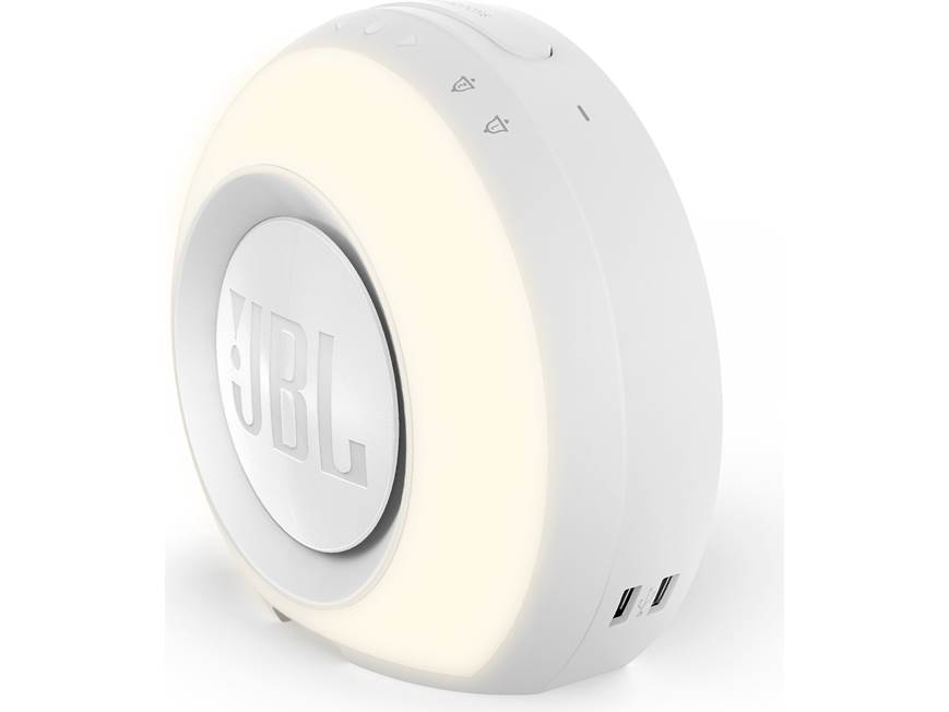 JBL Horizon (White) FM clock radio with Bluetooth® and dual USB