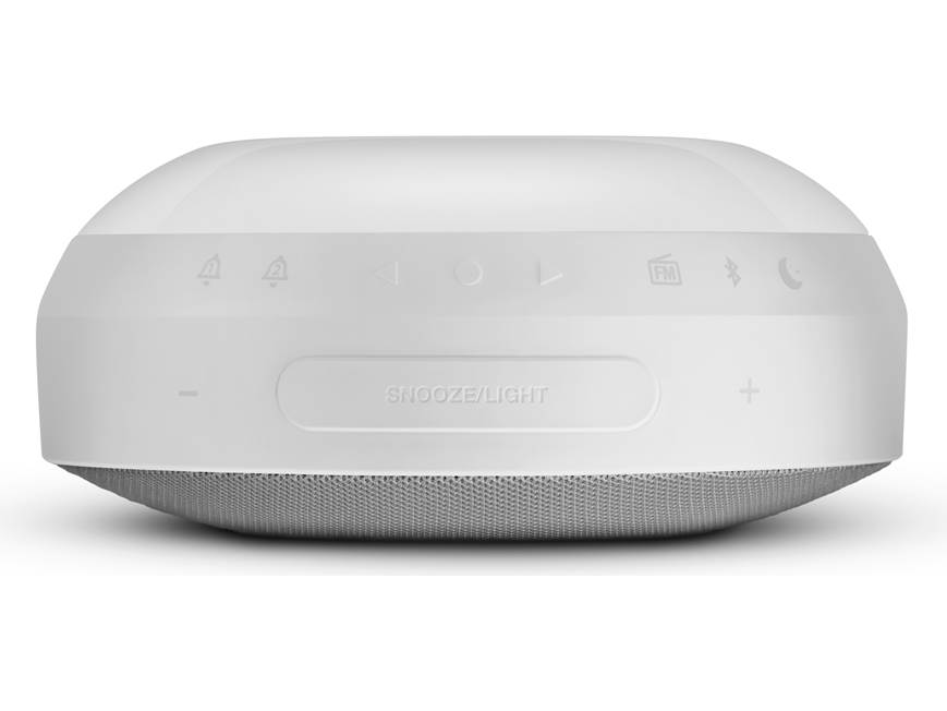 JBL Horizon (White) FM clock radio with Bluetooth® and dual USB
