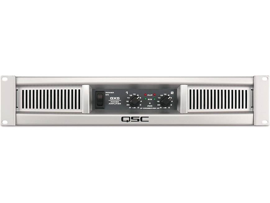 QSC GXD5 パワーアンプ QSC GX5 GX Series power amplifier — 500W x 2 at 8 ohms (non