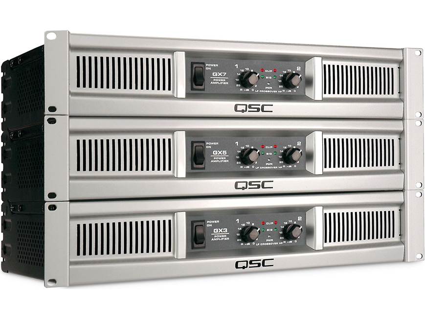 QSC GX7 GX Series power amplifier — 725W x 2 at 8 ohms (non