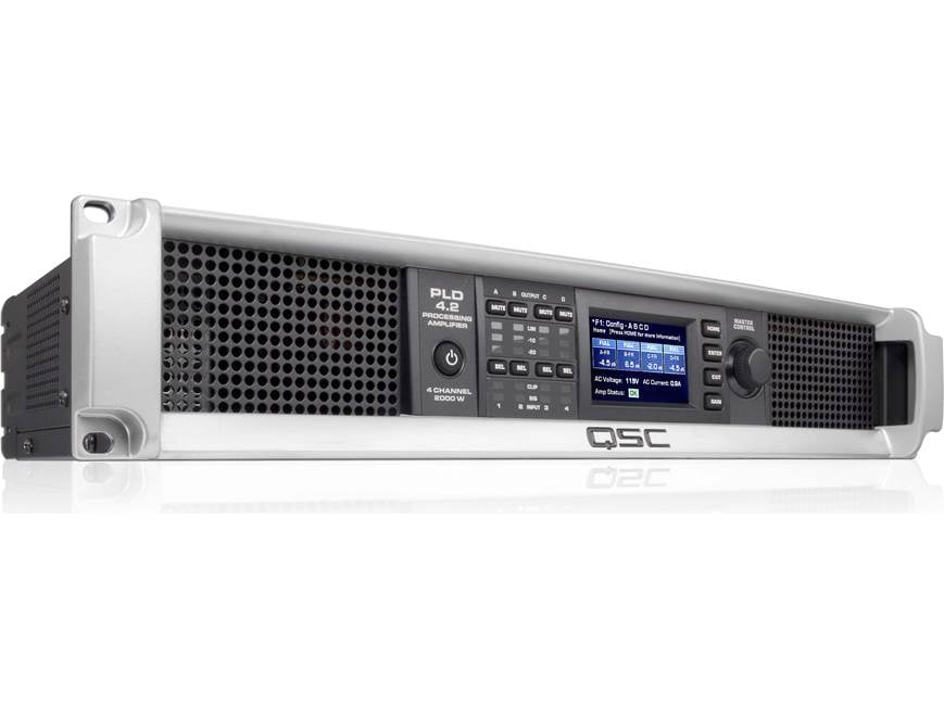 QSC PLD4.2 PLD Series power amplifier — 400W x 4 at 8 ohms, 1,600W
