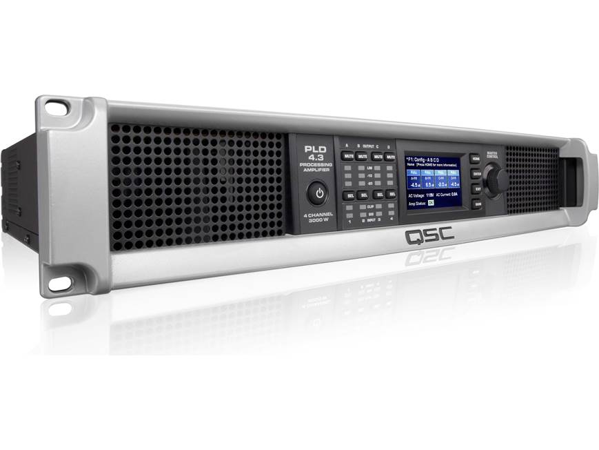 QSC PLD4.3 PLD Series power amplifier — 625W x 4 at 8 ohms, 2,500W