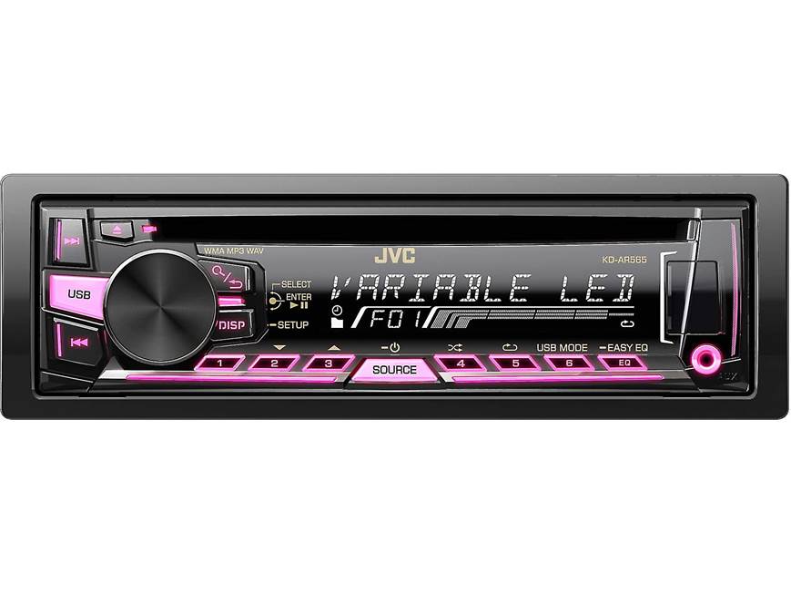 JVC Arsenal KD-AR565 CD receiver at Crutchfield