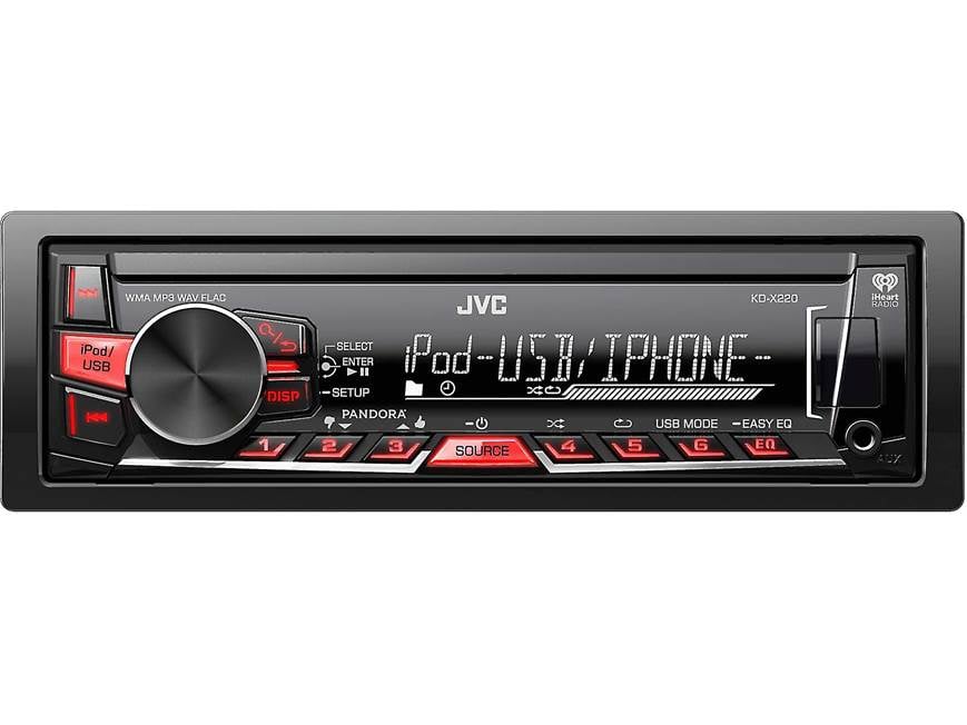 JVC KD-X220 Digital media receiver (does not play CDs) at Crutchfield