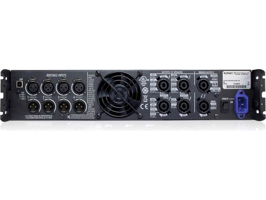 QSC PLD4.2 PLD Series power amplifier — 400W x 4 at 8 ohms, 1,600W