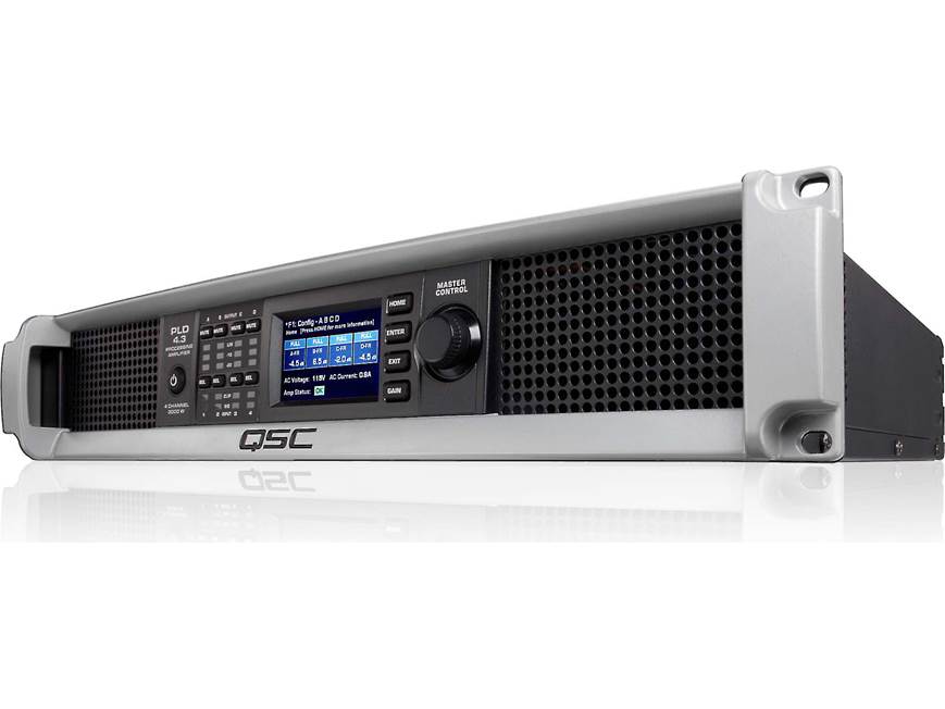 QSC PLD4.3 PLD Series power amplifier — 625W x 4 at 8 ohms, 2,500W