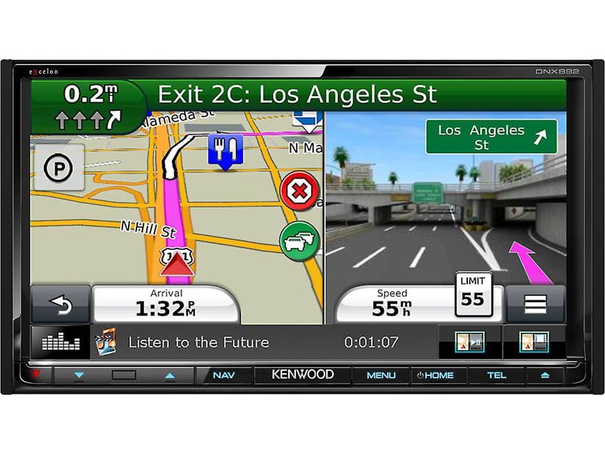 Kenwood Excelon DNX892 Navigation receiver at Crutchfield