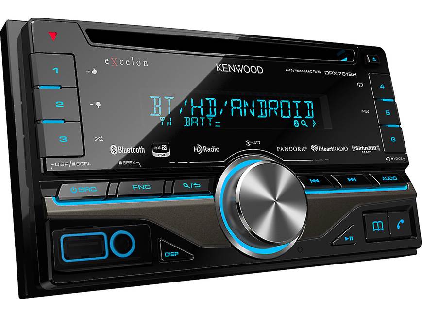 Kenwood Excelon DPX791BH CD receiver at Crutchfield