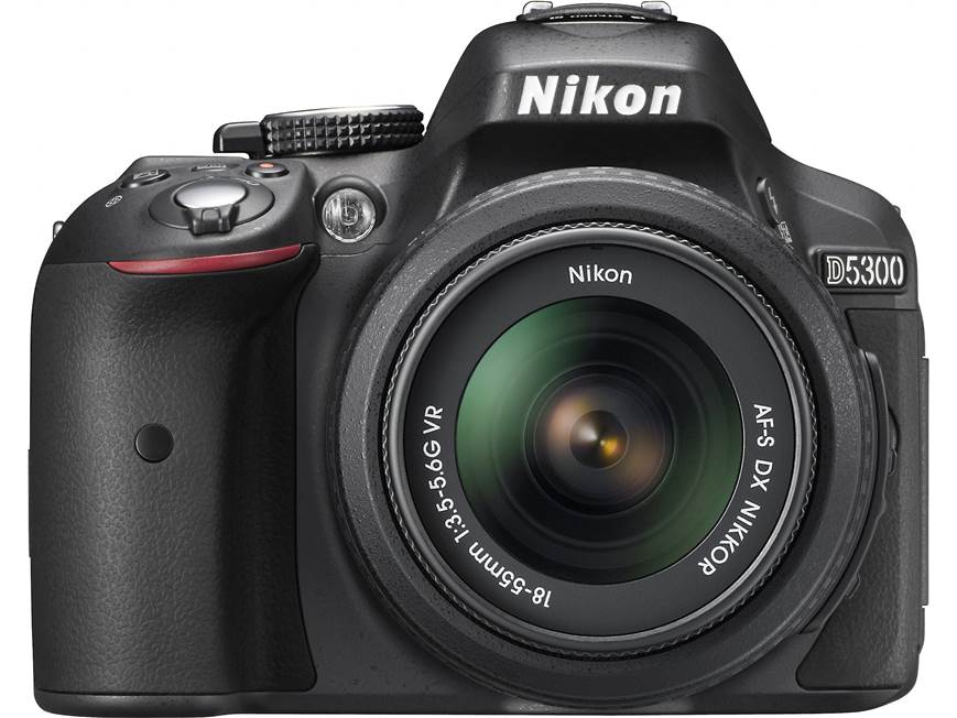 Nikon D5300 Two Zoom Lens Bundle 24-megapixel DSLR with 18-55mm