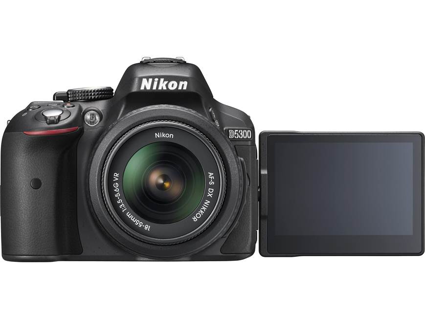 Nikon D5300 Two Zoom Lens Bundle 24-megapixel DSLR with 18-55mm
