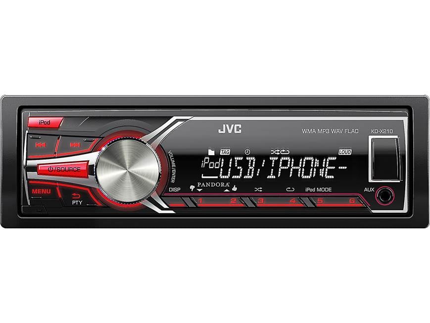 JVC KD-X210 Digital media receiver at Crutchfield