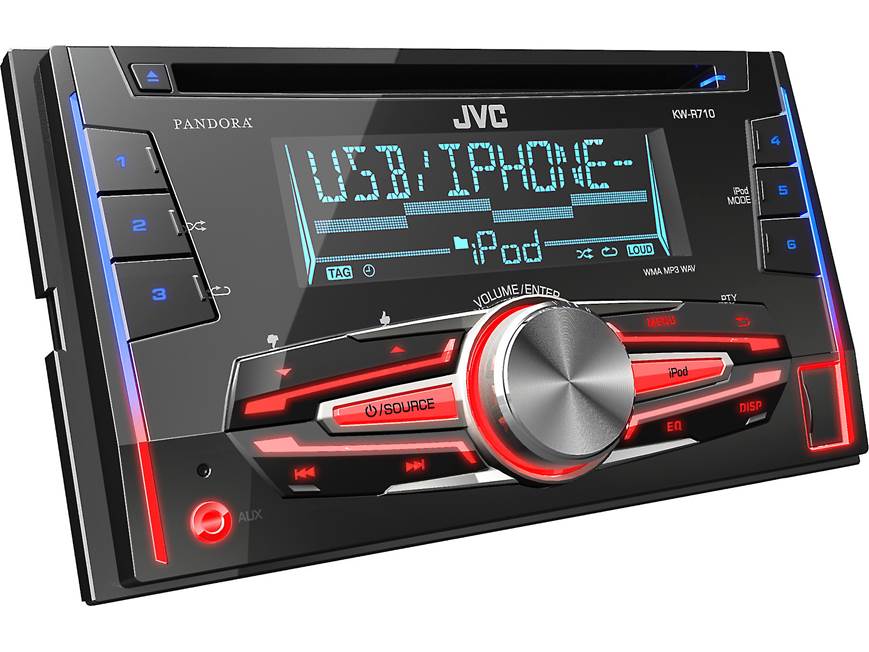 JVC KW-R710 CD receiver at Crutchfield