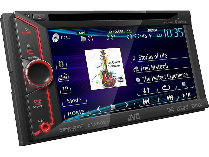 JVC Arsenal KW-V200BT DVD receiver at Crutchfield