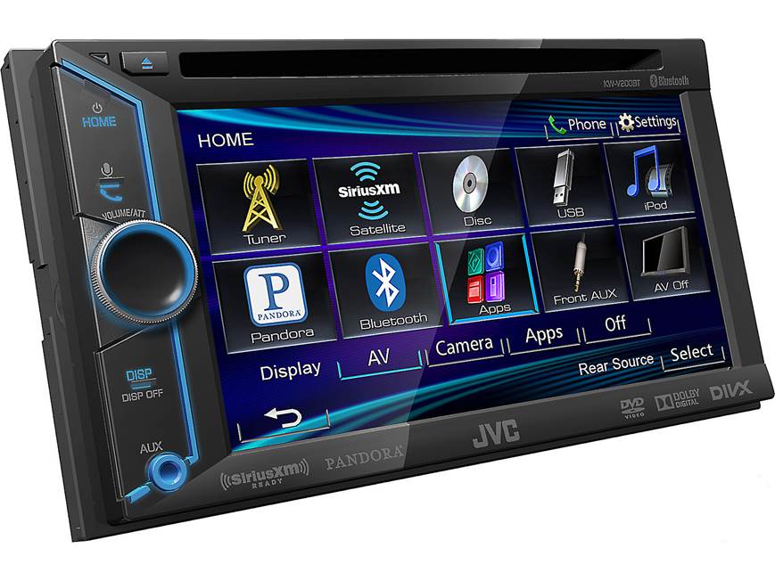 JVC Arsenal KW-V200BT DVD receiver at Crutchfield
