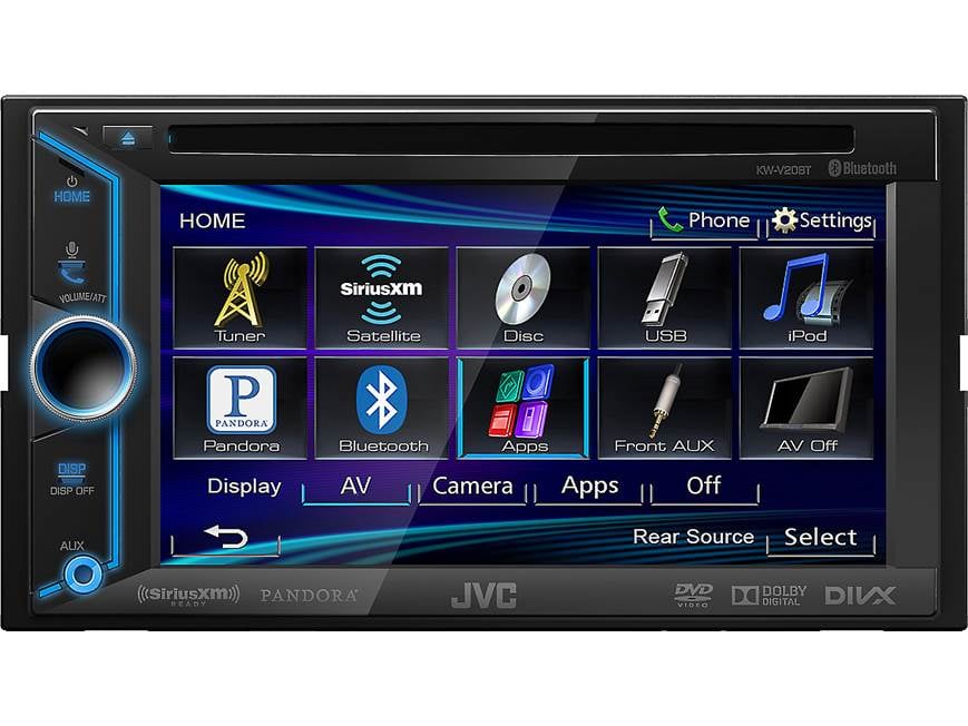 JVC KW-V20BT DVD receiver at Crutchfield