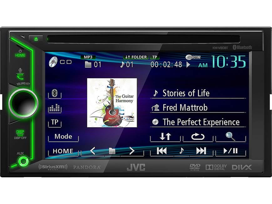 JVC KW-V20BT DVD receiver at Crutchfield