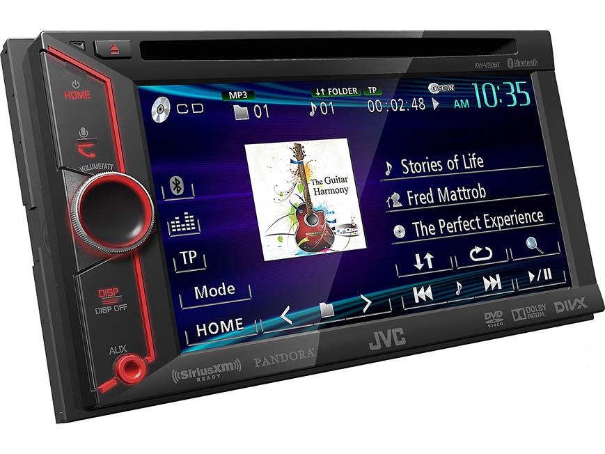 JVC KW-V20BT DVD receiver at Crutchfield