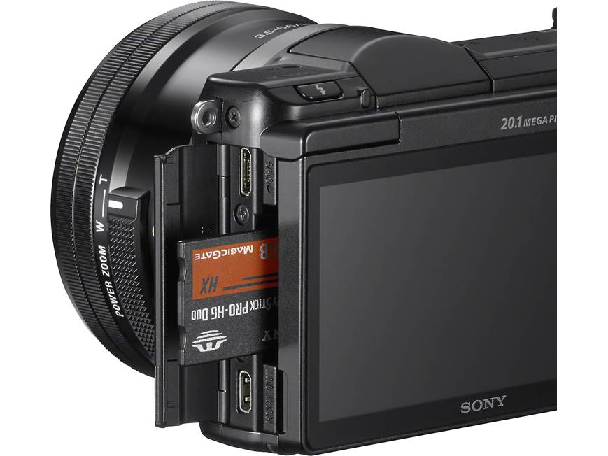 Sony Alpha a5000 Kit (Black) 20.1-megapixel mirrorless camera with