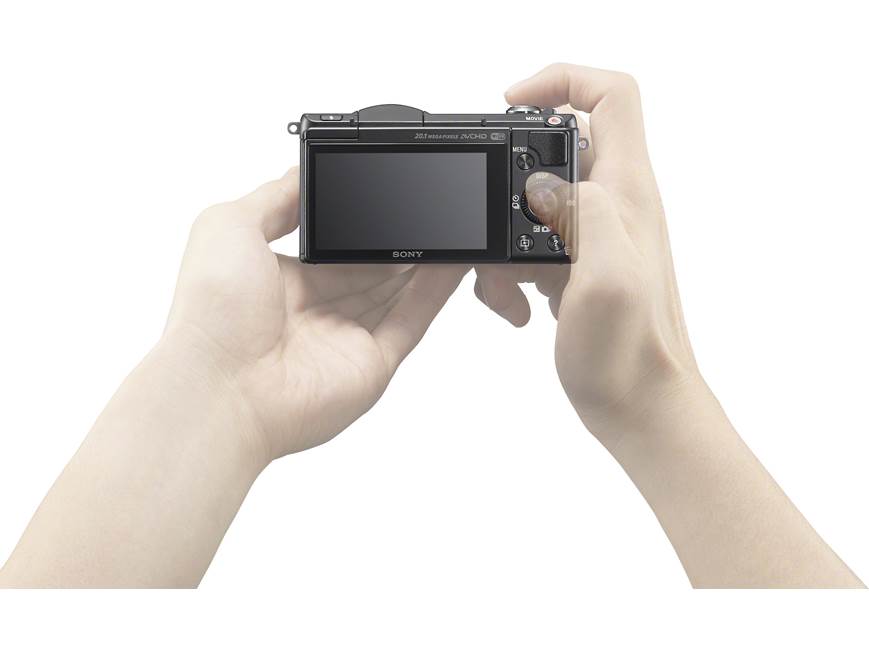 Sony Alpha a5000 Kit (Black) 20.1-megapixel mirrorless camera with