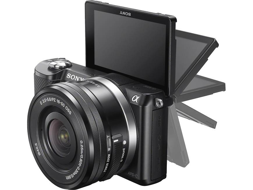 Sony Alpha a5000 Kit (Black) 20.1-megapixel mirrorless camera with