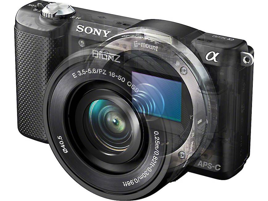 Sony Alpha a5000 Kit (Black) 20.1-megapixel mirrorless camera with