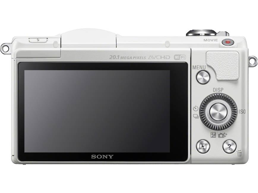 Sony Alpha a5000 Kit (White) 20.1-megapixel mirrorless camera with